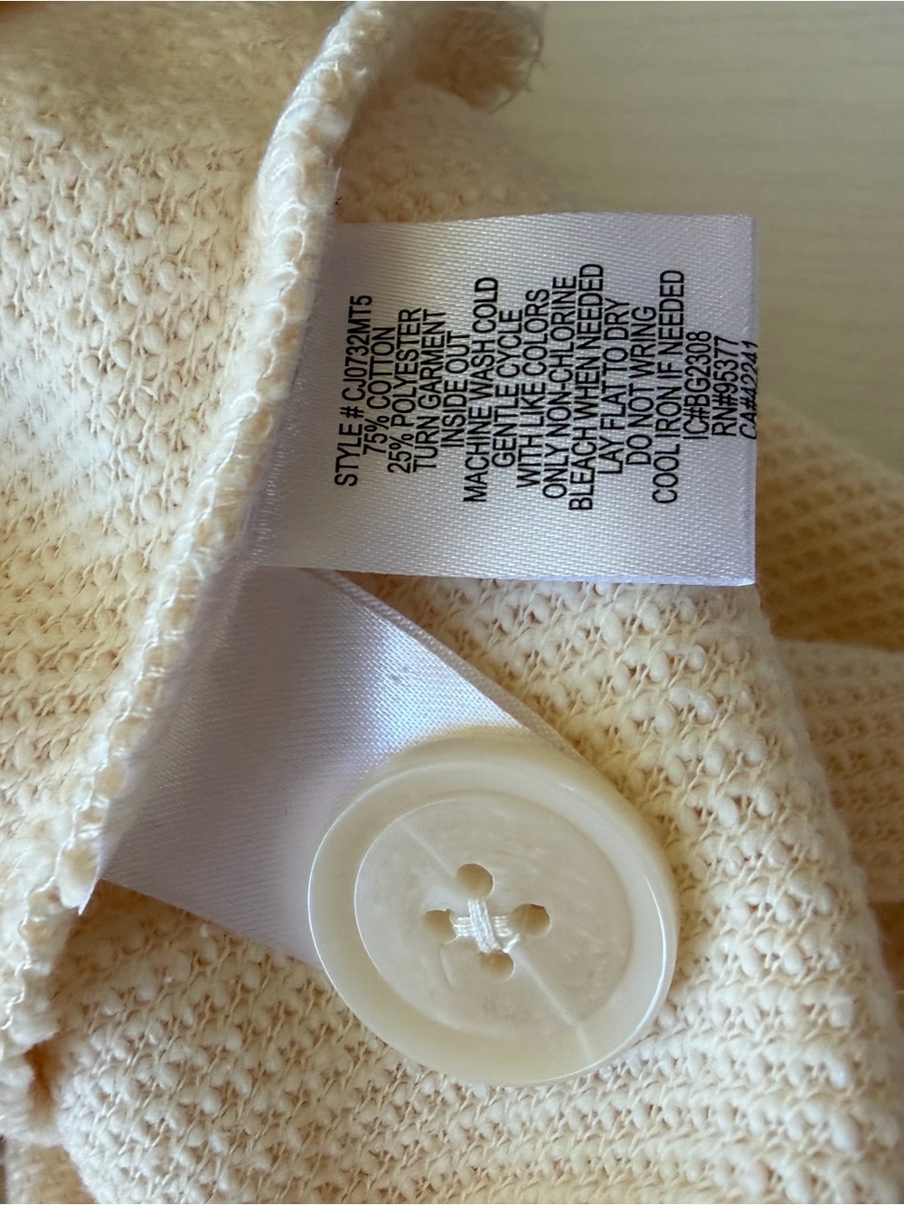 Sanctuary Cream Button-Front Utility Jacket - Picture 6 of 6
